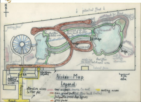 combinatie van water toegang en structuren