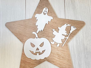 ハロウィン木育工作