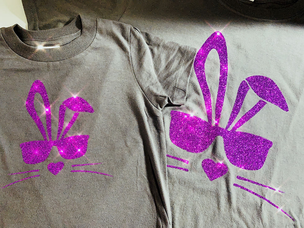 Sunglass Glitter Bunny Ears