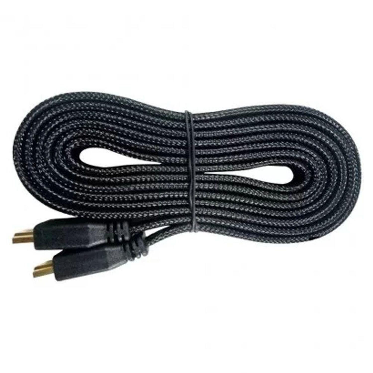 Cabo HDMI 2.0 4K Ultra HD 2 Metros Nylon 3D Suporta 720p 1080p