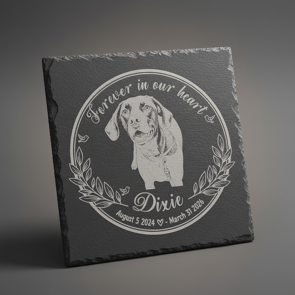Thumbnail: displayed pet memorial