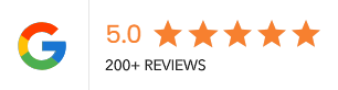 Google Reviews Sticker 200+