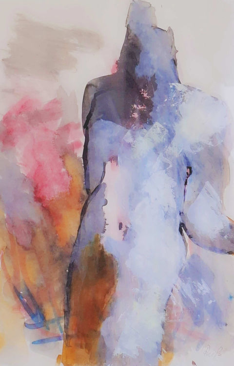 „Troso" Aquarell auf Papier 42x30cm 2024