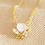Thumbnail: PINK CRYSTAL HEART PENDANT NECKLACE