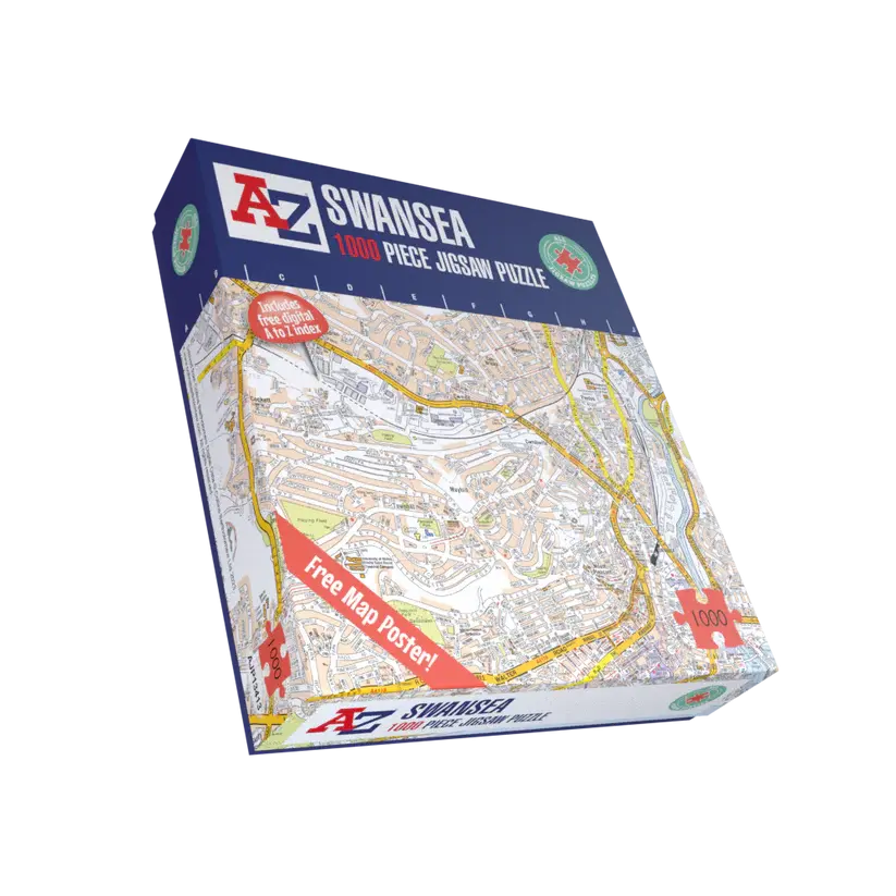 A To Z Swansea Jigsaw Puzzle