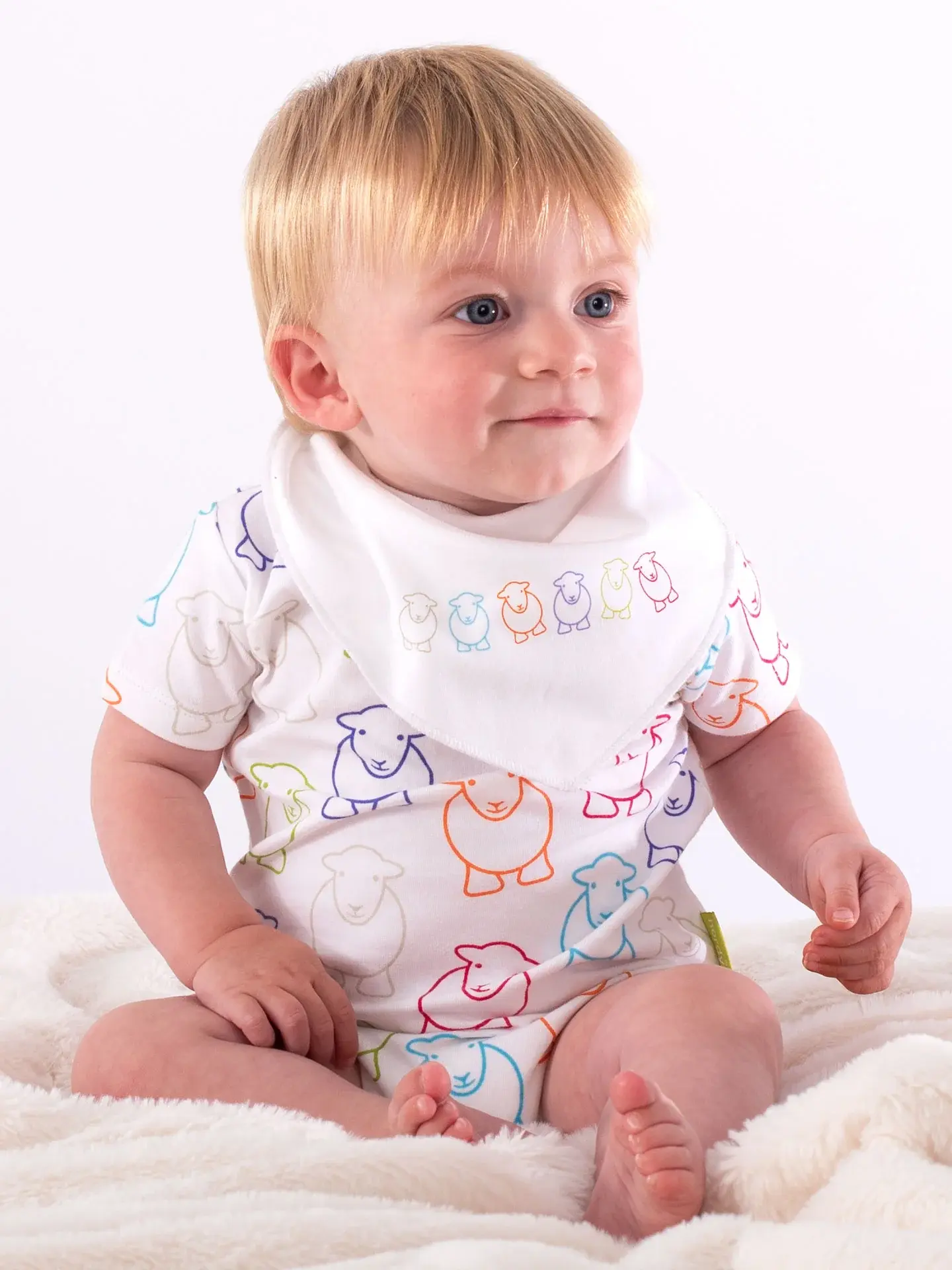 Sheep Baby Bib Set