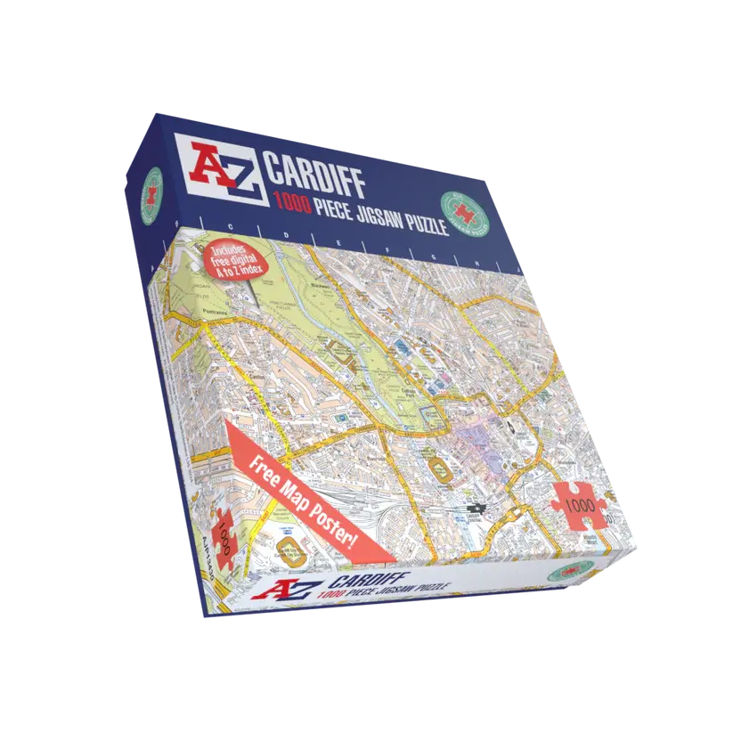 A To Z Cardiff Jigsaw Puzzle