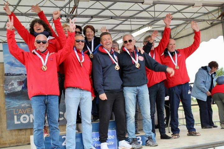 Bernard et Fred en or sur 400 m duo M3