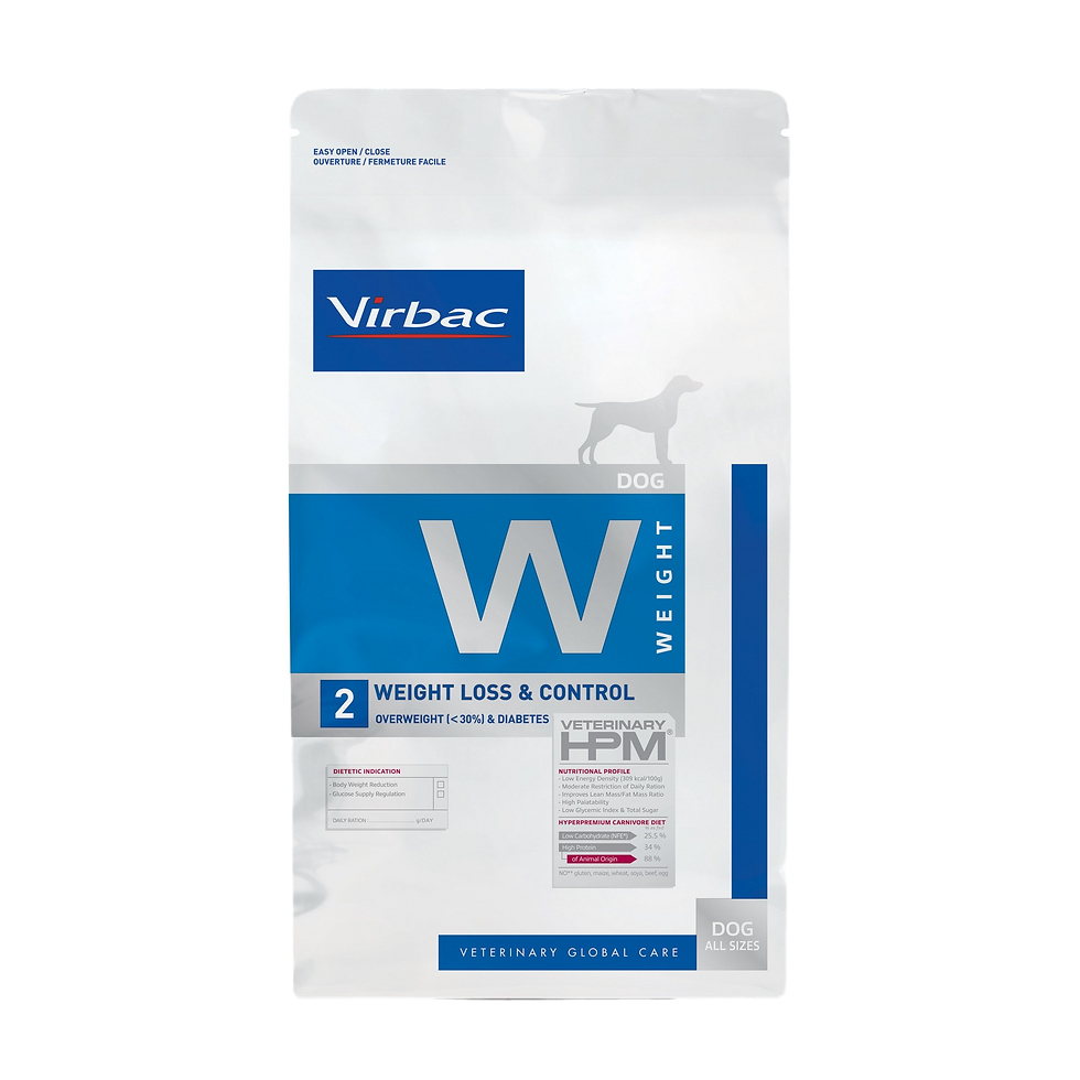 Weight Loss & Control Dog Food W2 - Weight Management 3kg