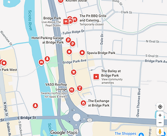 Bridge Park locksmith service area map
