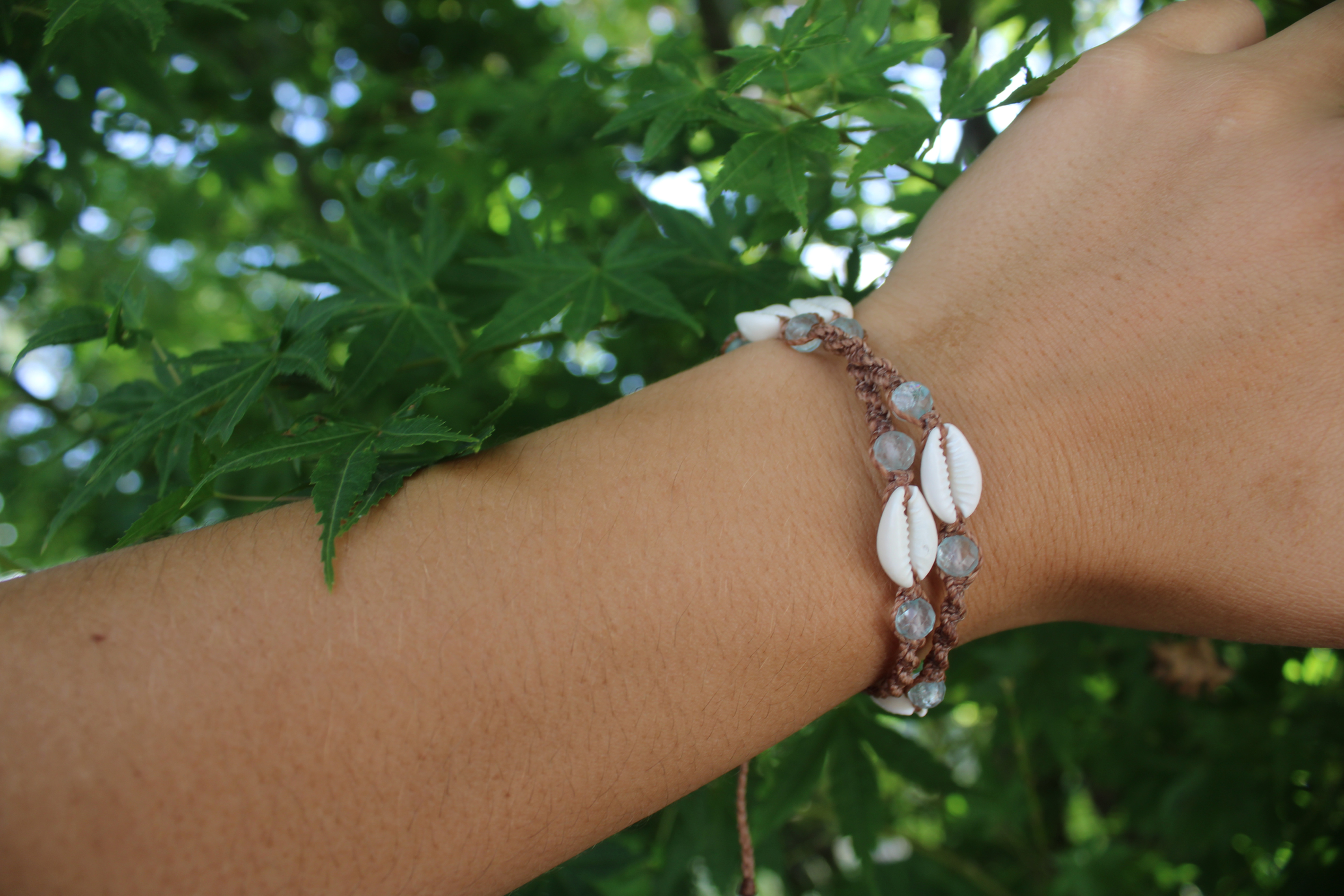 Double Wrap Topaz bracelet