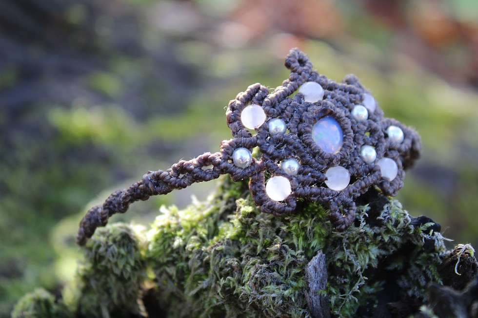 Thumbnail: Silver Opaline Bracelet