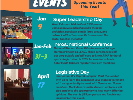 Up Coming Events 24-25
