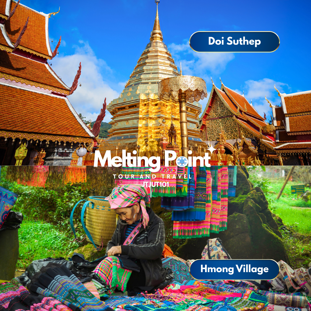 Half Day — Doi Suthep and Hmong Village (Join Tour)
