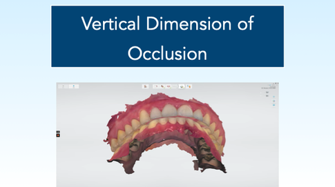 Slide from the lecture: Vertical Dimension of Occlusion