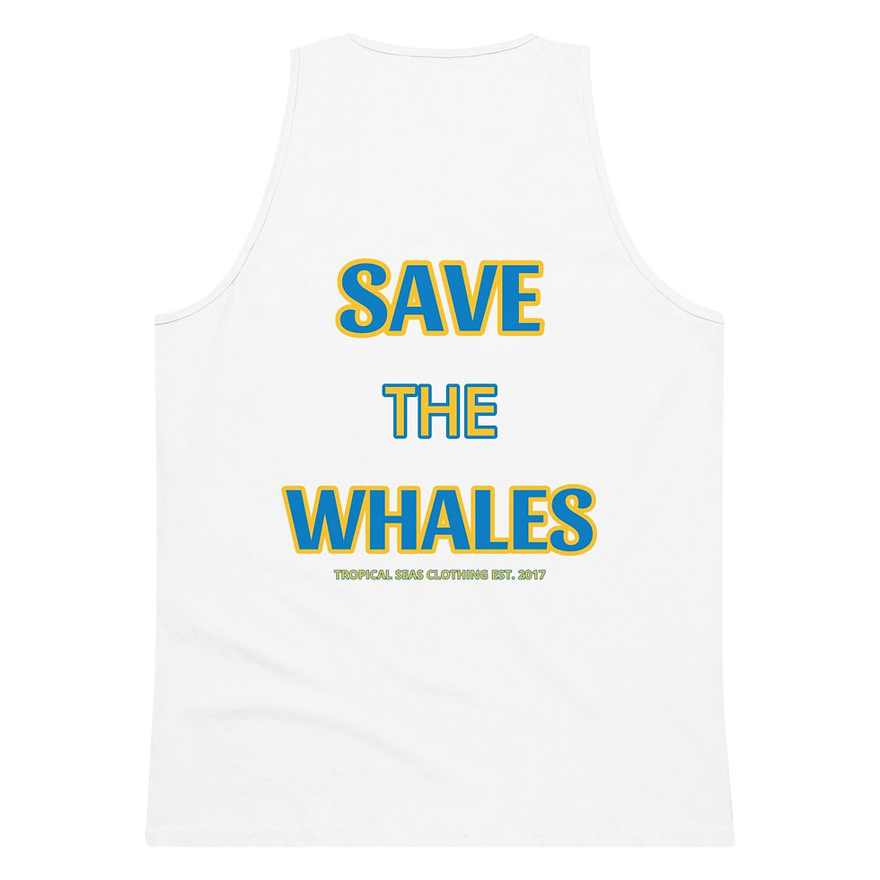 Thumbnail: Men’s Premium Save the Whales Tank Top