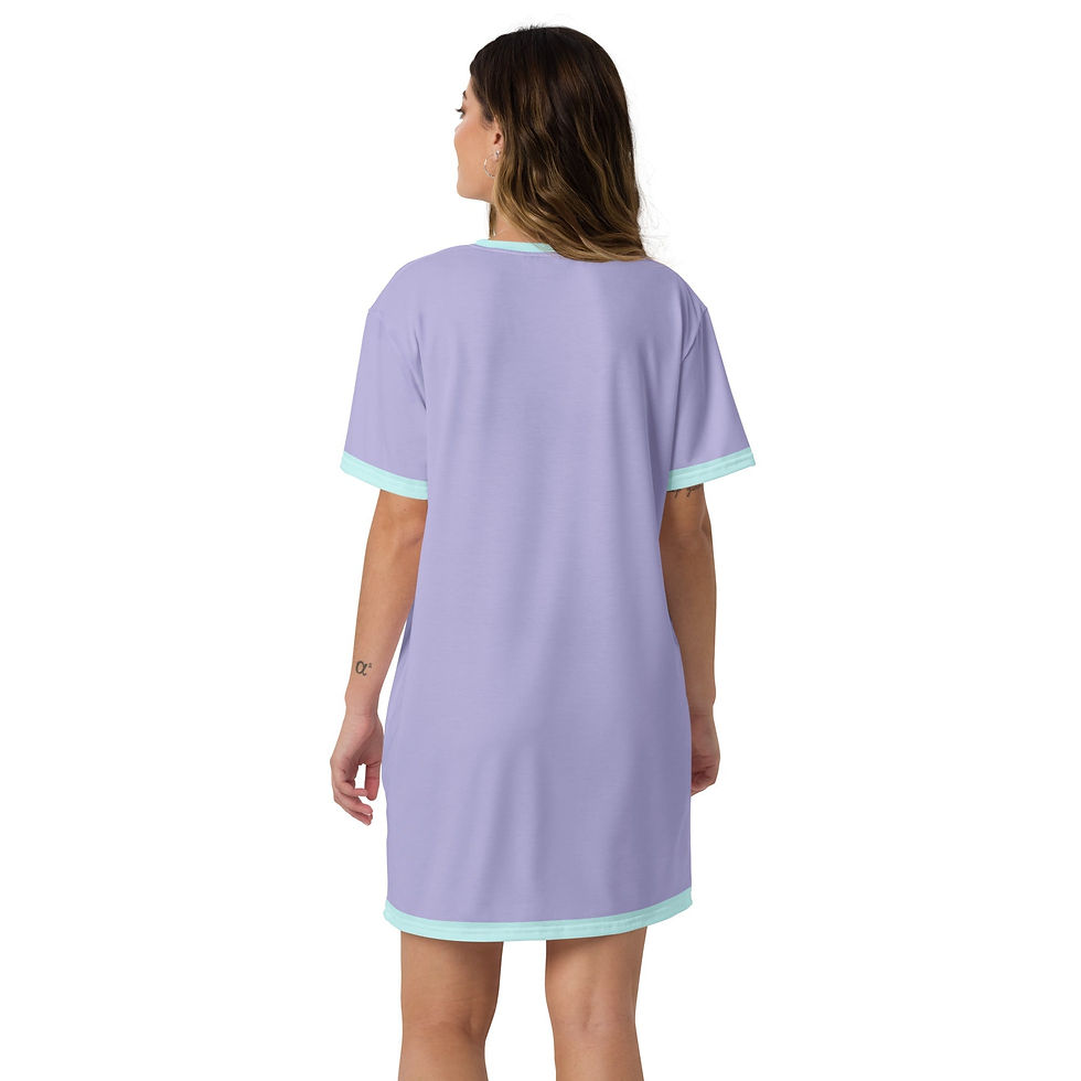 Thumbnail: Women's Tropical Seas T-shirt dress
