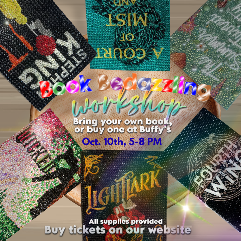 Book Bedazzling at Buffy's!