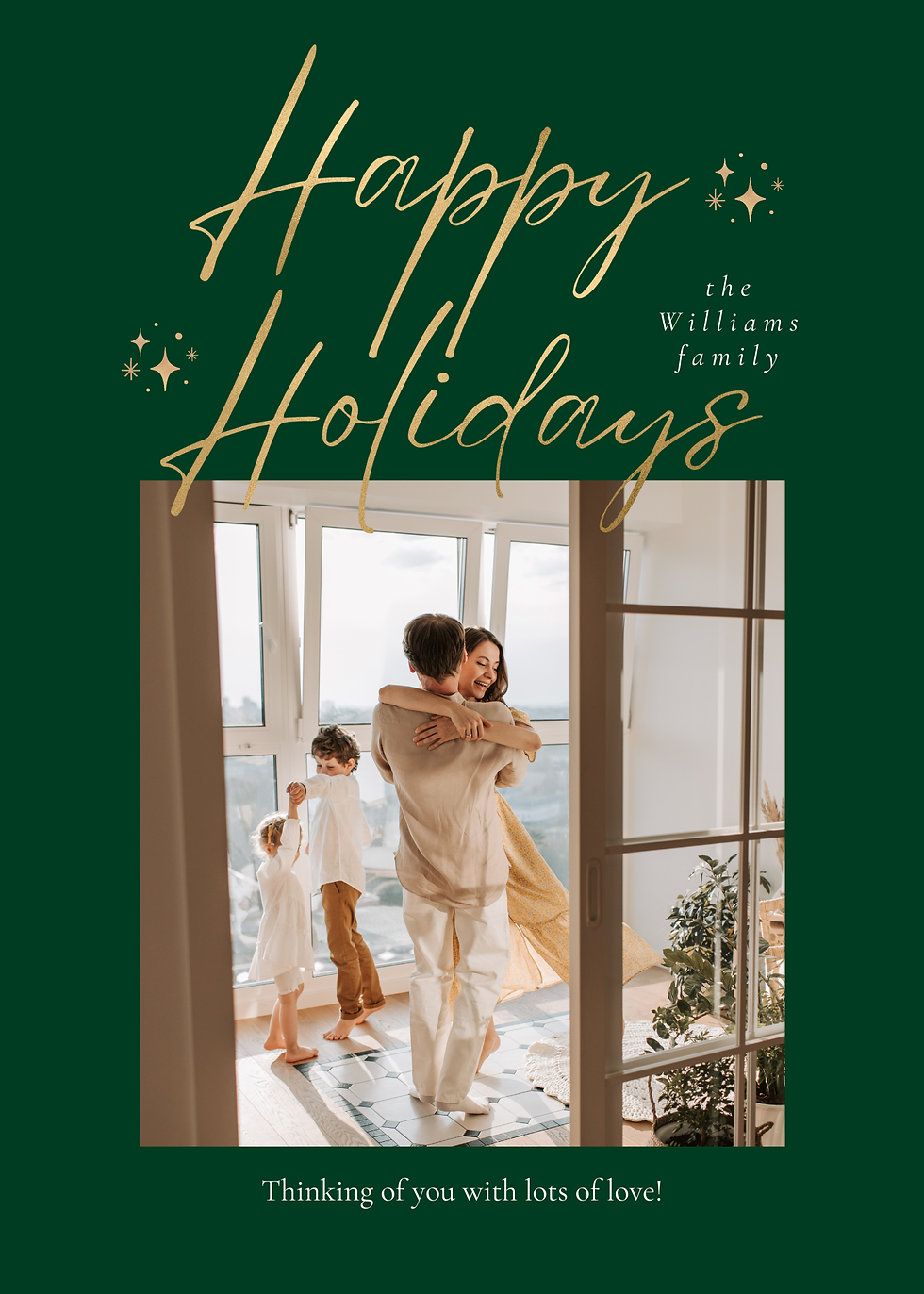 Happy Holidays Green