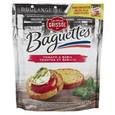 Grissol tomates et basilic  Baguette 120 g