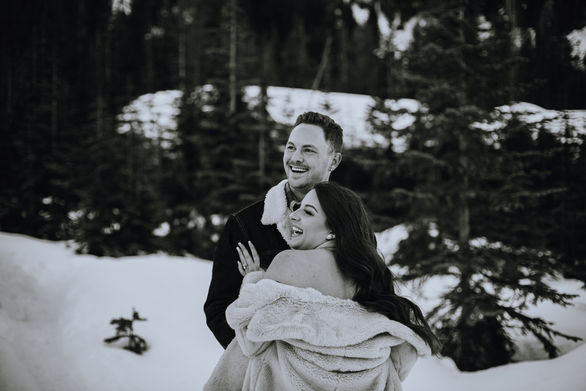 Matt &. Mary - Mt Washington, BC Engagement Session