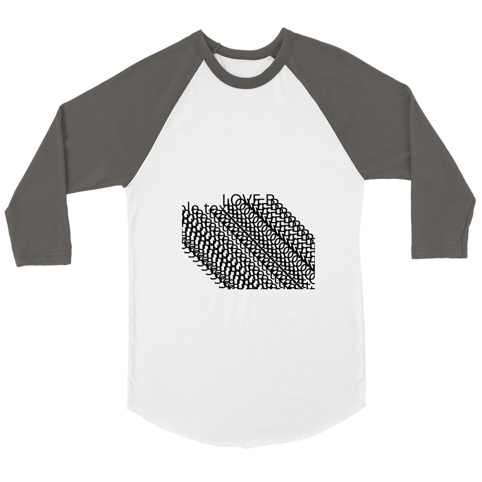 Miniature : Unisex 3/4 sleeve Raglan T-shirt