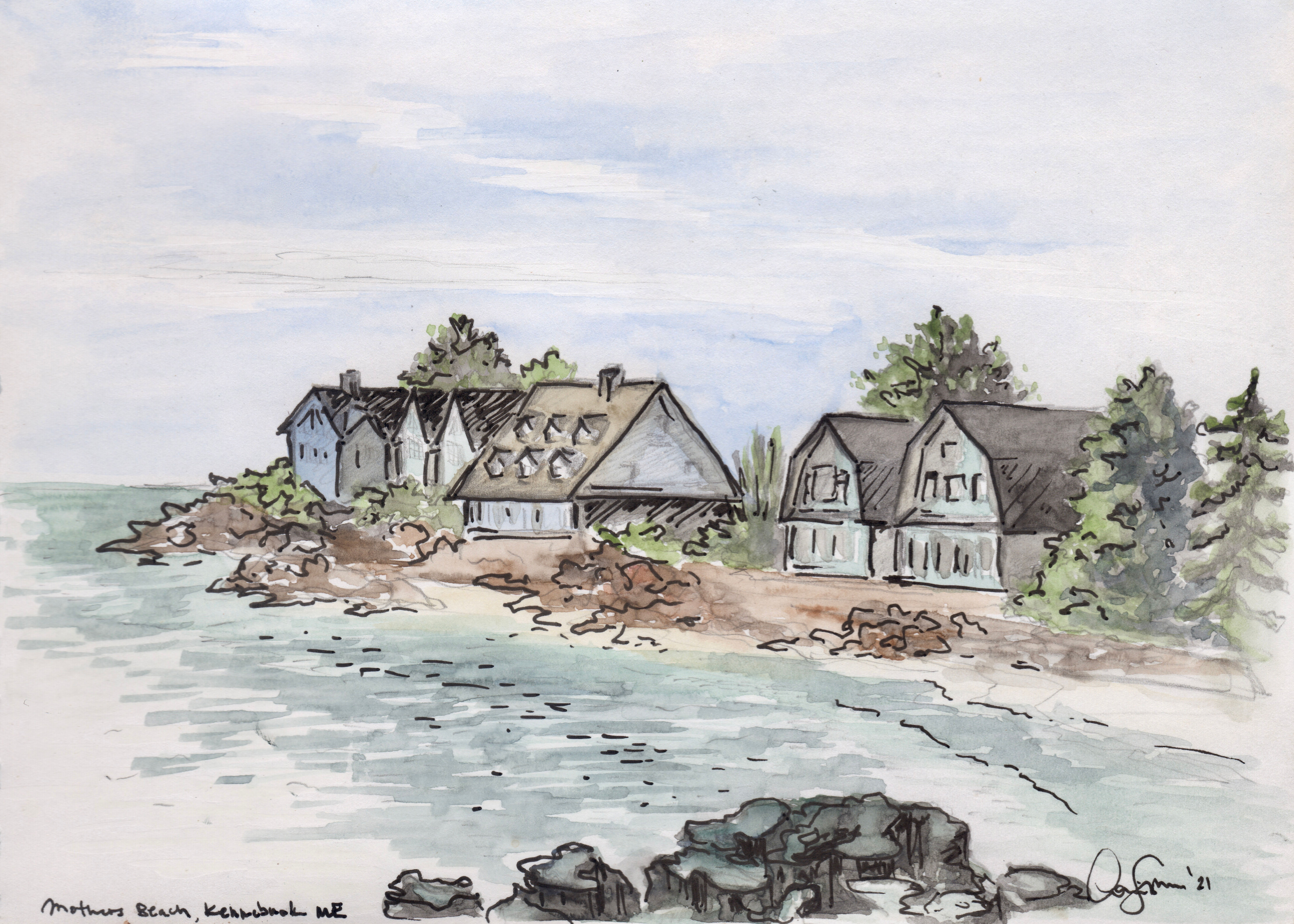 Mother's Beach- Maine