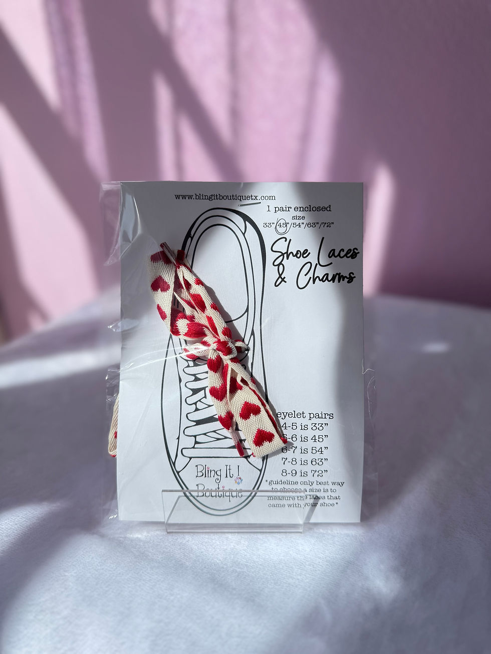 HEART SHOELACES