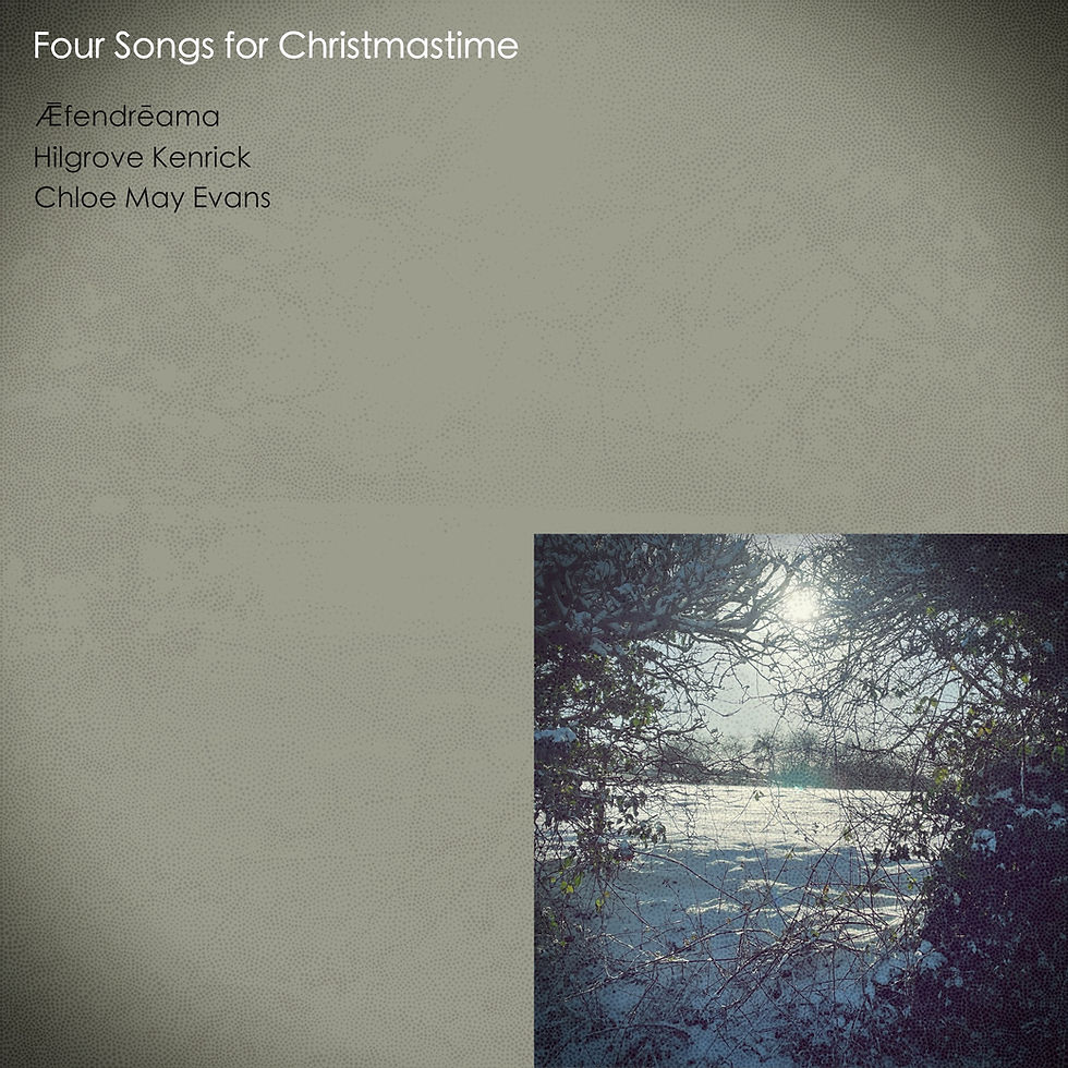 “ǢFENDRÉAMA: FOUR SONGS FOR CHRISTMASTIME” By Hilgrove Kenrick (EP)