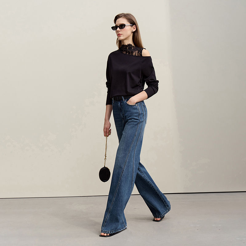Jean Évasé Rétro denim – Style Intemporel
