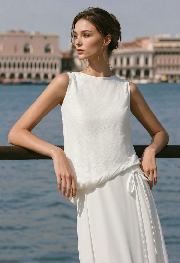 Robe Longue à Nouer- Élégance Fluide