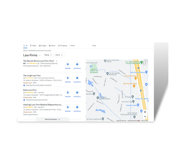 law firm SEO The Woodlands