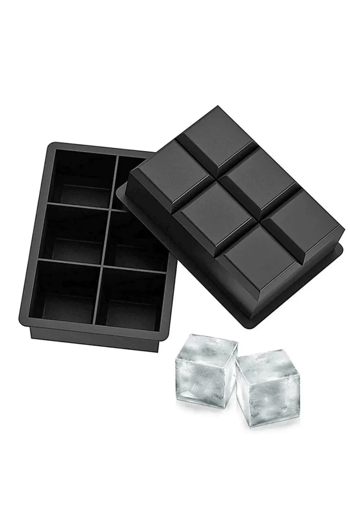 Biradlı GRV-001 6'lı Buz Kalıbı Silikon