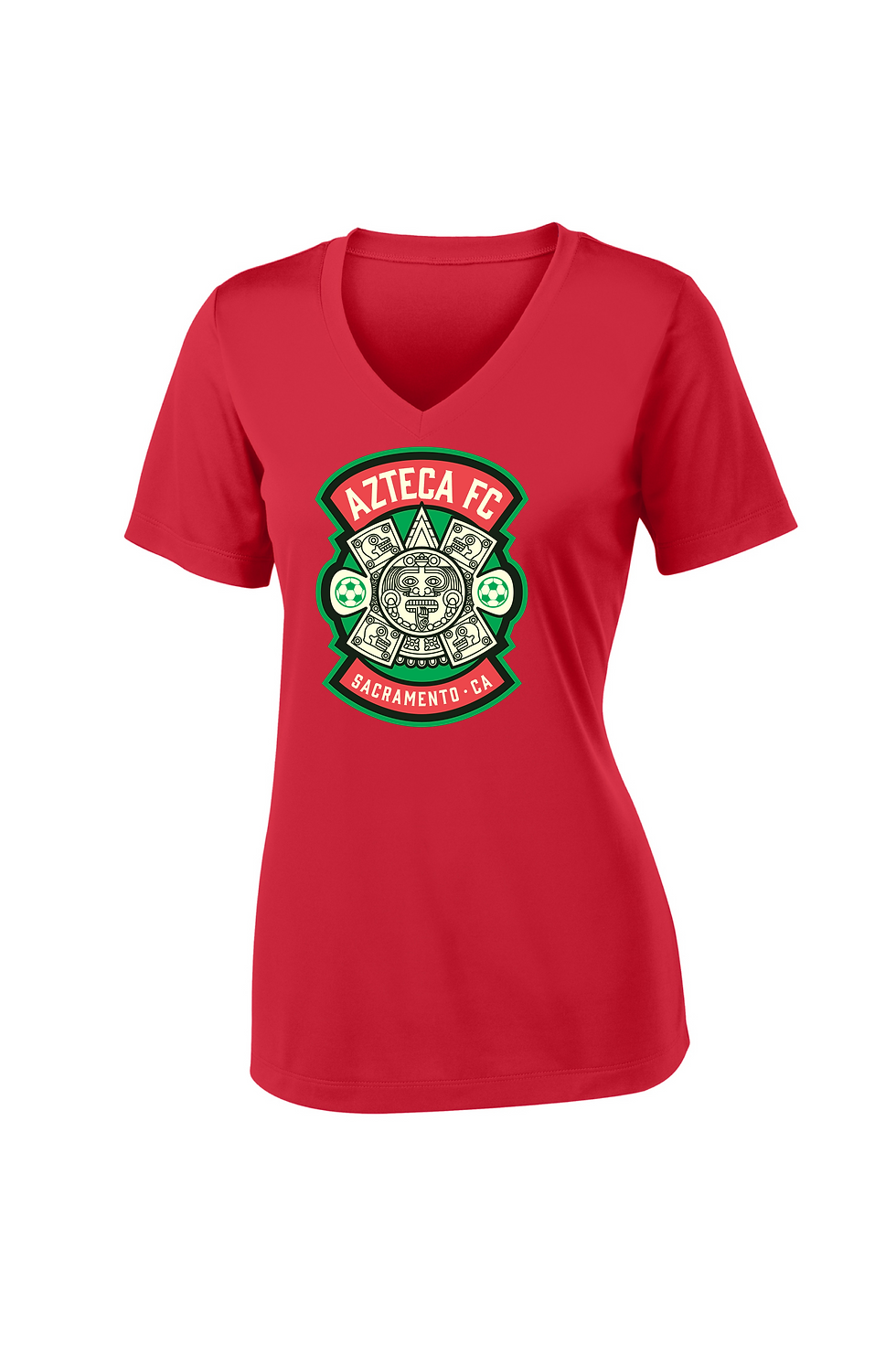 Thumbnail: Shirt, Short Sleeve Dry-Fit, V Neck, Women's