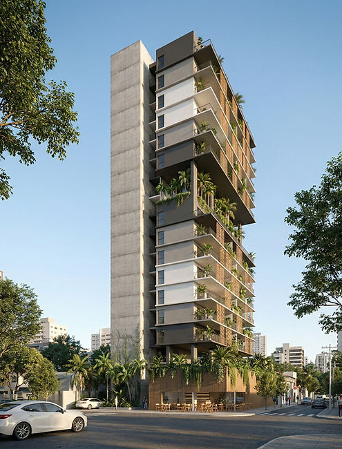 Fachada ativa - Edifício União - Projeto de arquitetura edificio residencial - incorporação - Entre Arquitetos