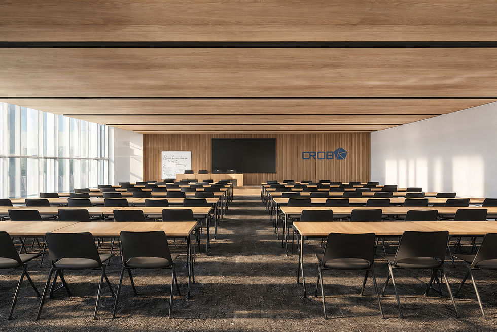 Auditório e anfiteatro - Centro de robótica USP São Carlos - CROB - Projeto de arquitetura e gerenciamento Entre Arquitetos