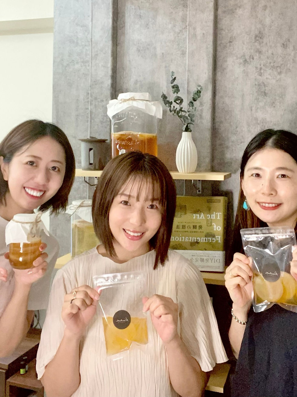 自家製kombucha 1dayレッスン8月開催