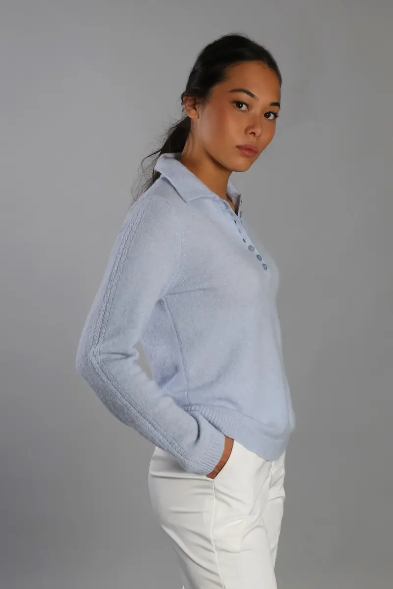 Miniaturbild: Kyra Sweater - skyway - Baby Alpaca