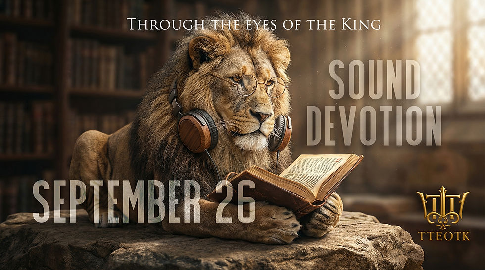 September 26 — “The Unusual Act of the Lord” Isaiah 28:21