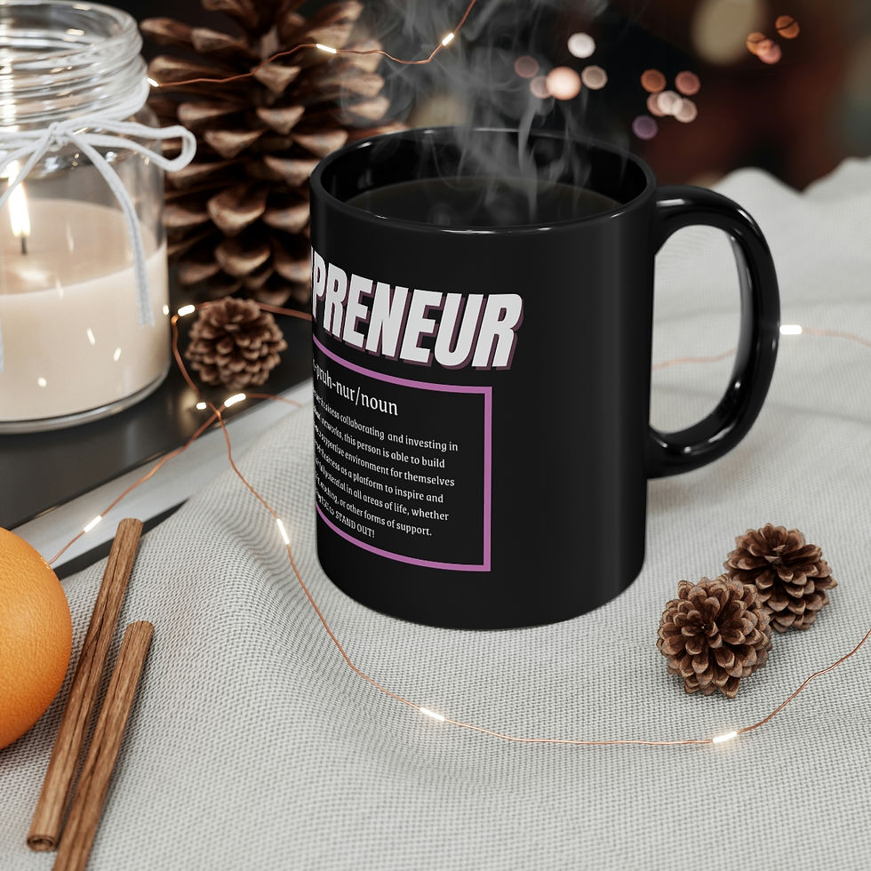 Thumbnail: DivahPreneur Black Coffee Mug 11oz