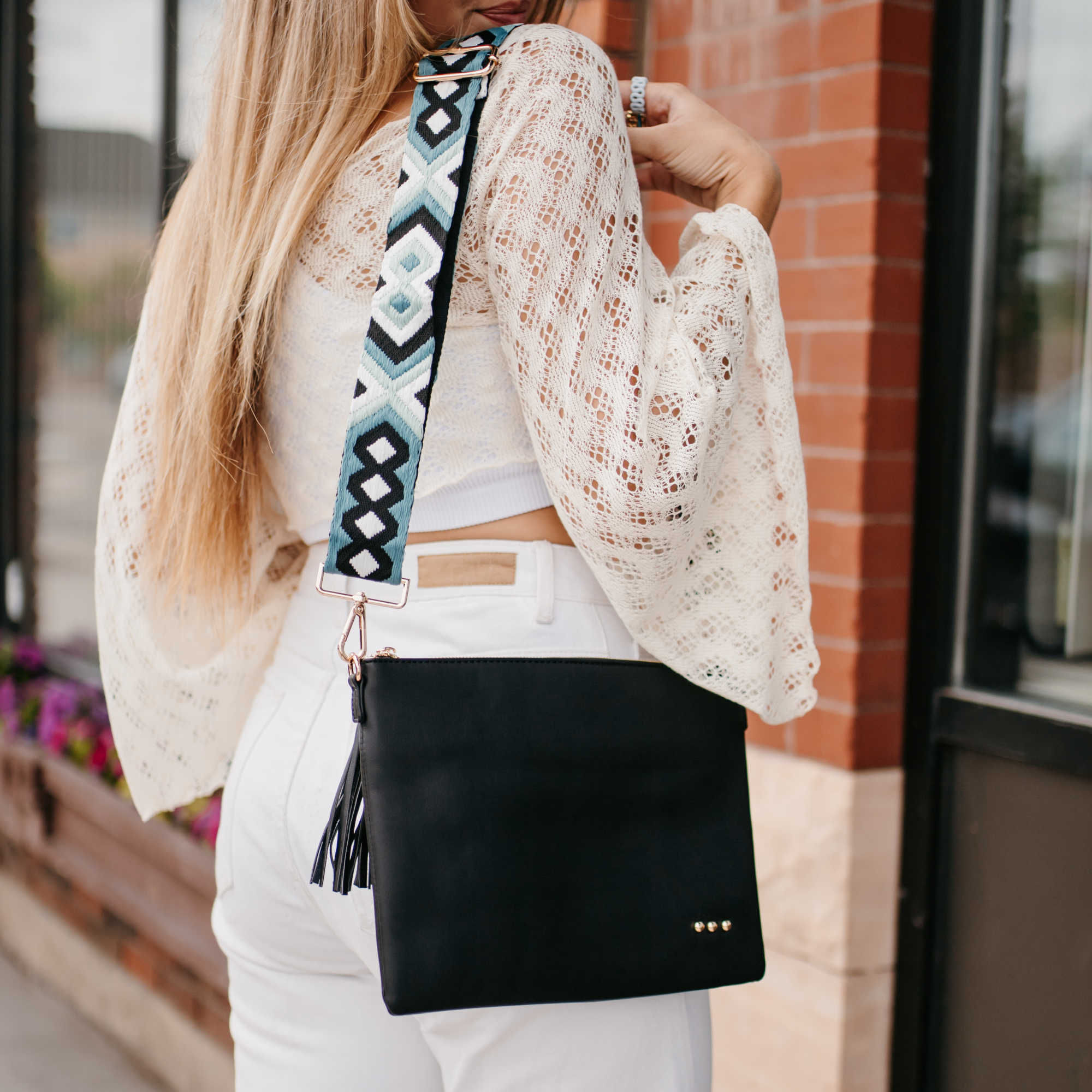 Cate Crossbody Clutch Bag-Black, Blue or Brown