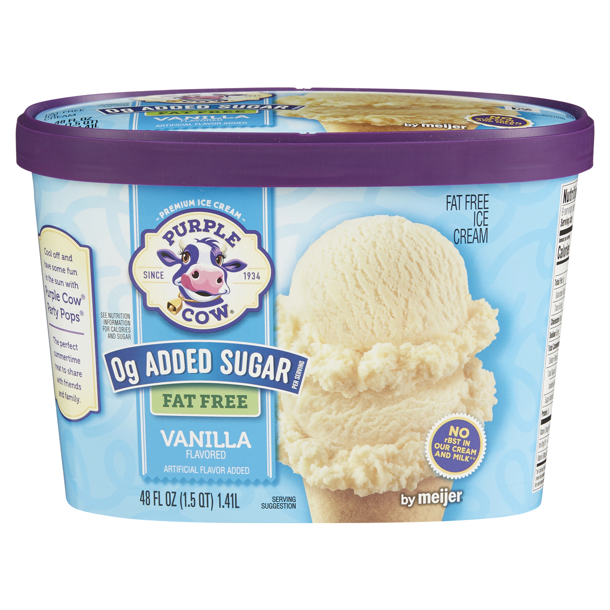 Large No Sugar Added Fat Free Vanilla