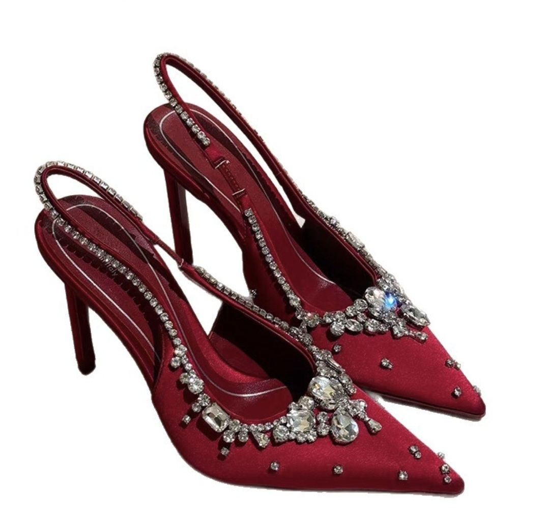 Rhinestone heels