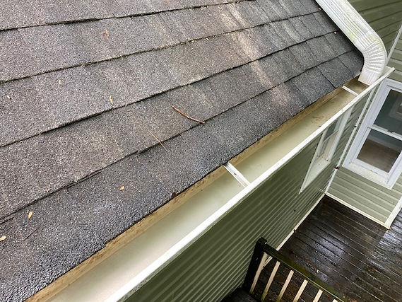 Roof washing also improves drainage by clearing away all the algae and debris so that water can flow freely through the gutters.