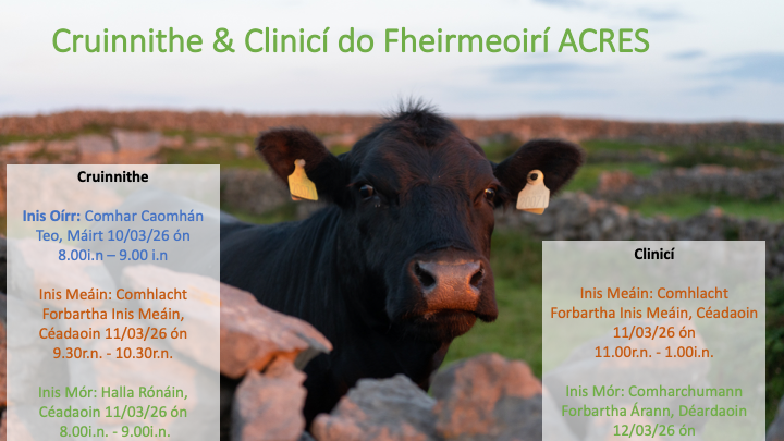 Aran Island Farmer Clinics & Meetings 2026