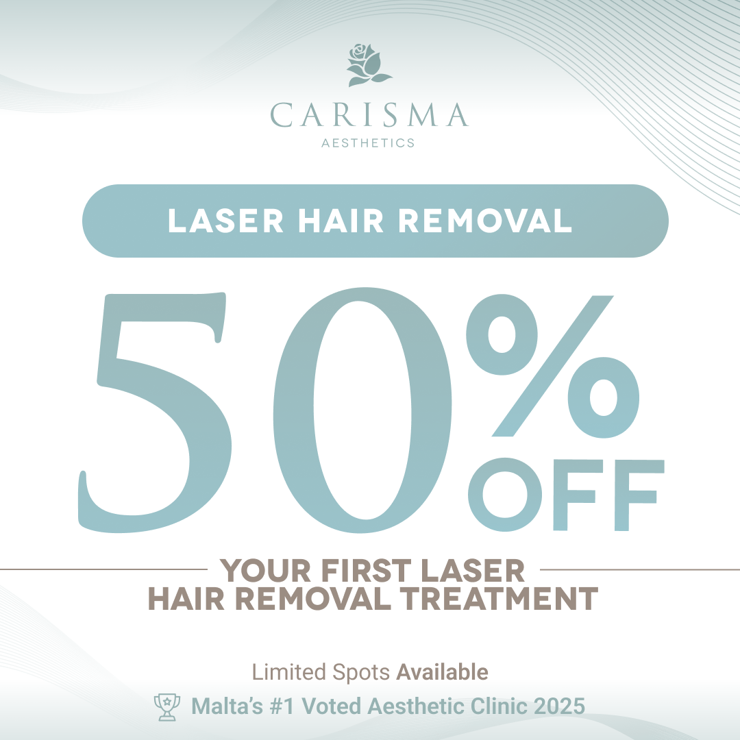 50% OFF Laser Hair Removal
