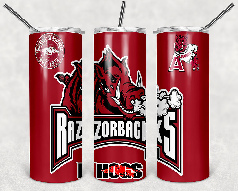 Thumbnail: College Football Tumblers