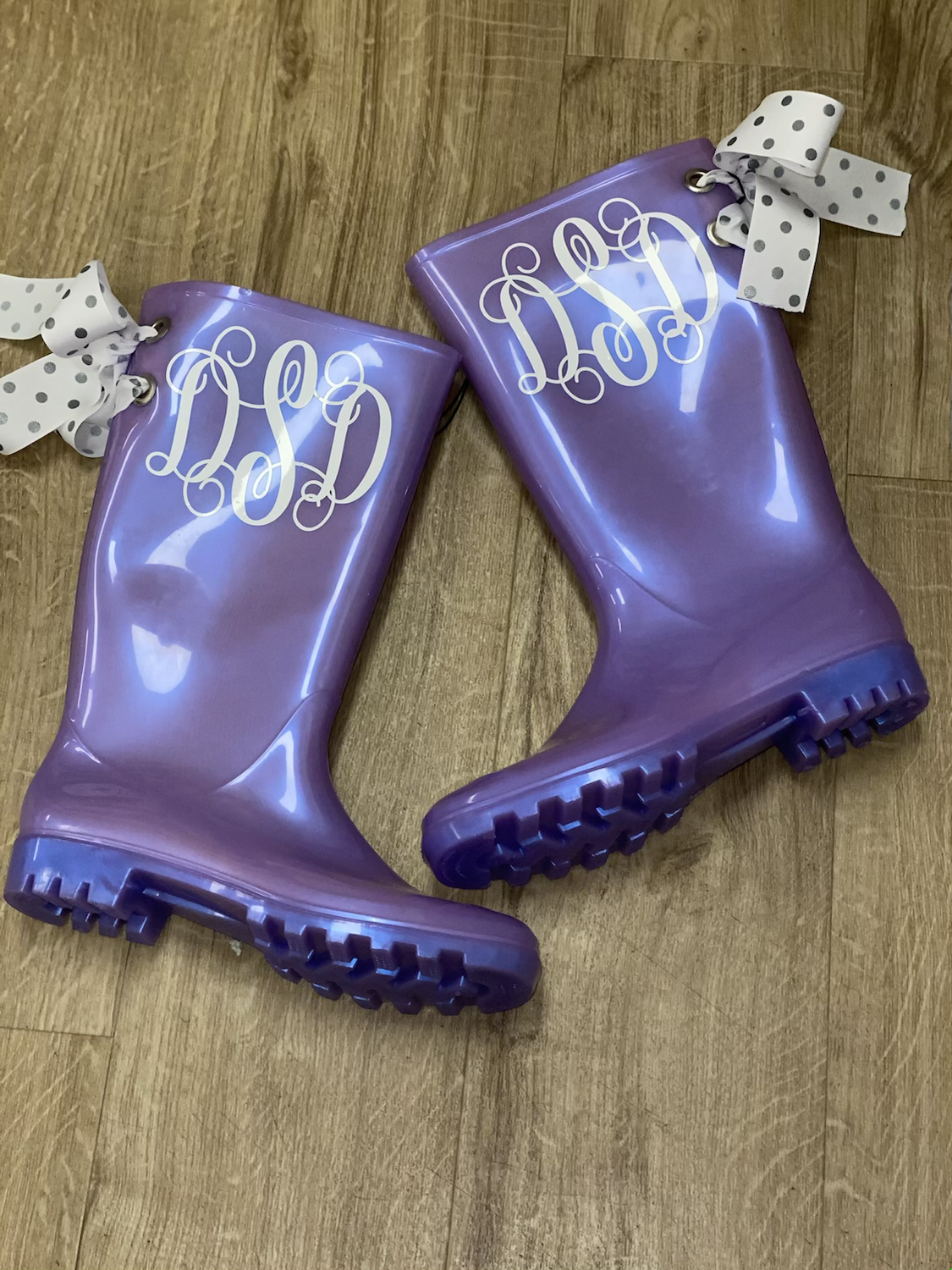 Matte Purple Rain Boots