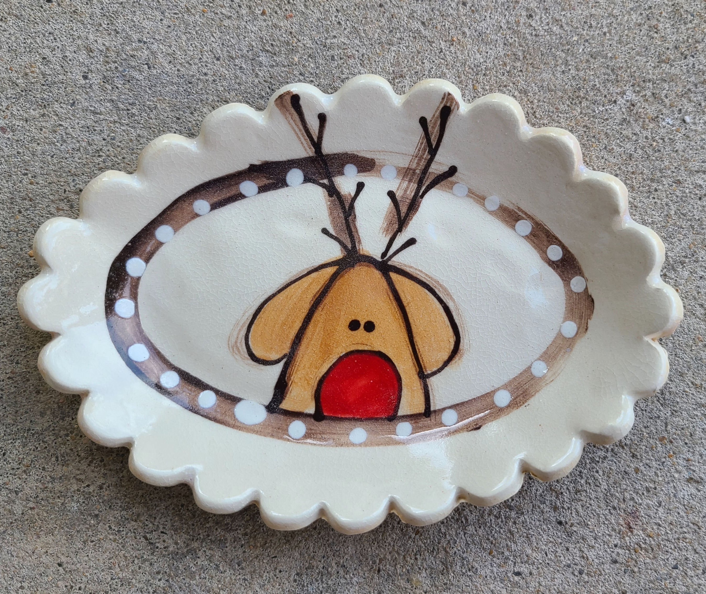 200 - Soap Dish Reindeer