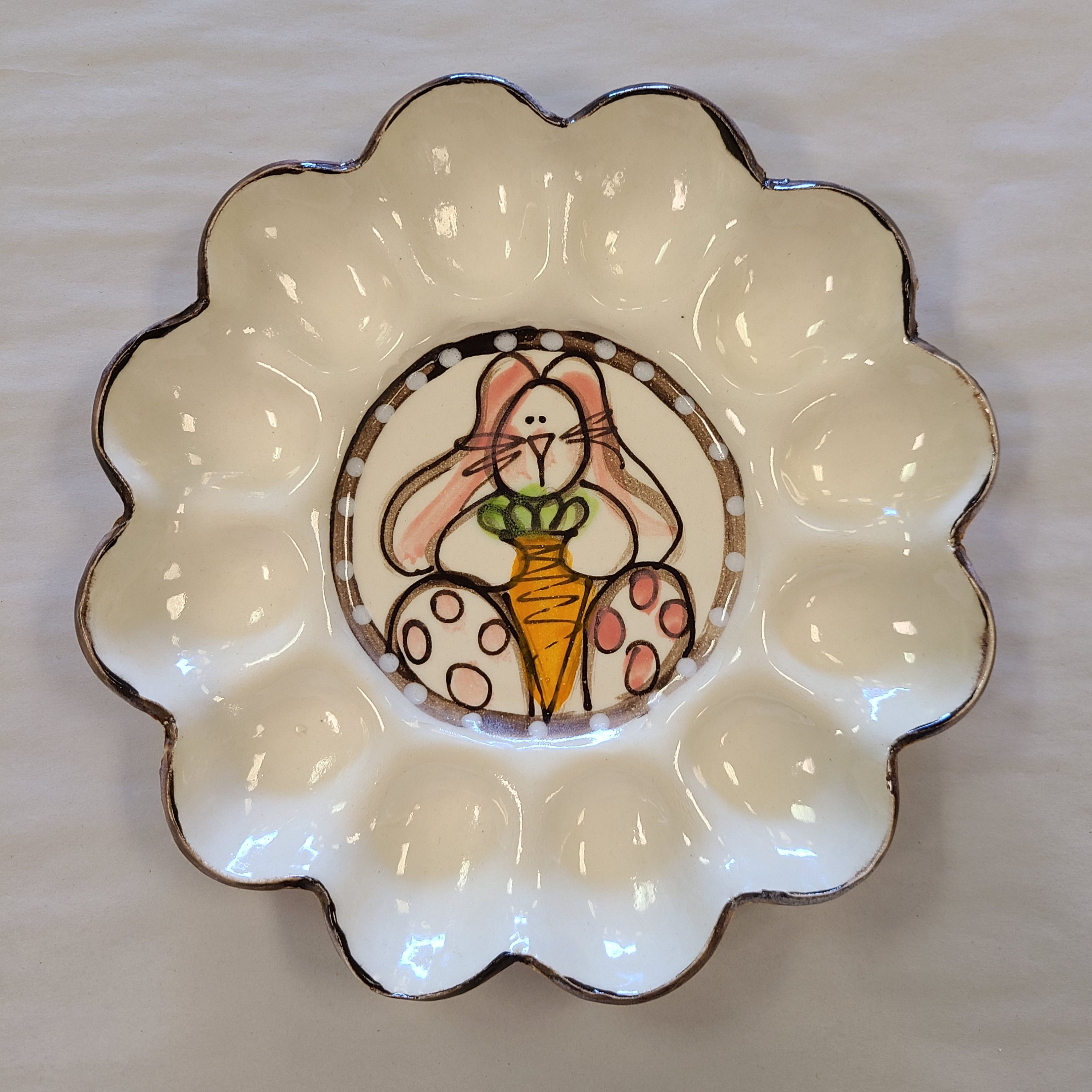 156 - Egg Tray AW Bunny Carrot